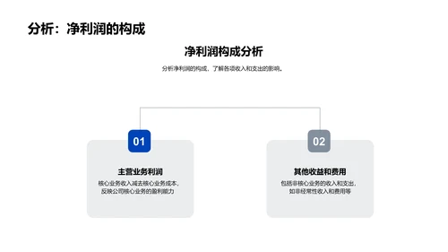 季度财务汇报总结PPT模板