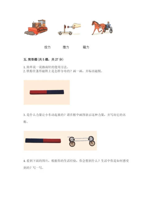 教科版小学科学二年级下册 期末测试卷及答案【典优】.docx
