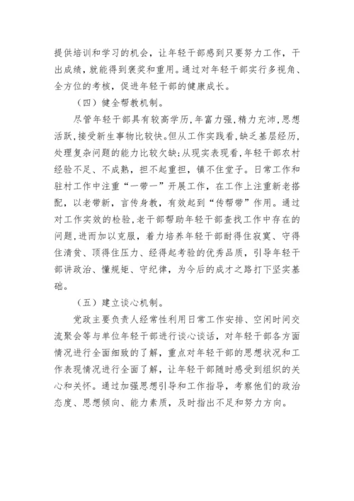 年轻干部培养选拔和使用的管理方案.docx