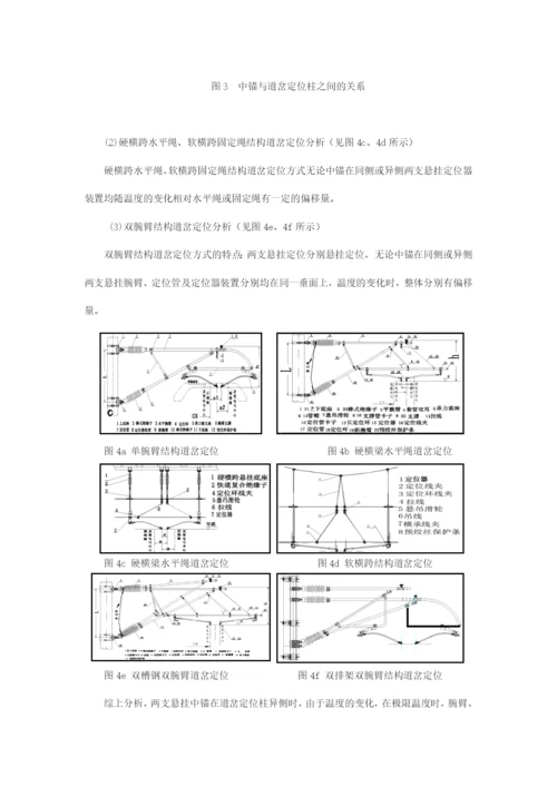 论文接触网专业浅谈接触网道岔定位结构优化的技术方案在铁路电气化工程中的应用完整版剖析.docx