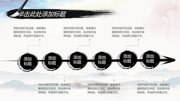 水墨中国风中国农业银行述职报告PPT