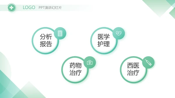 绿色大气医疗销售年终工作计划PPT动态模板