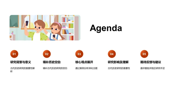古代历史答辩报告PPT模板