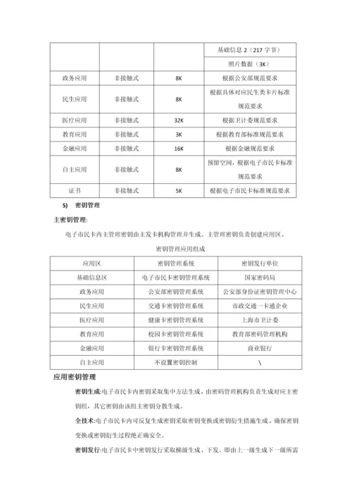 上海市电子市民卡设计专项方案.docx