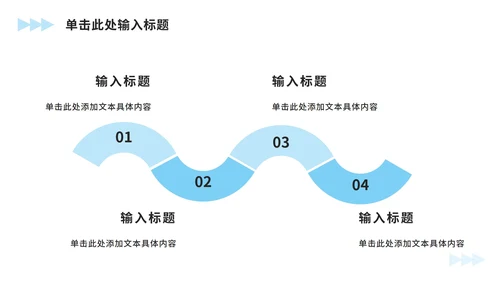 蓝色极简工作总结汇报ppt模板