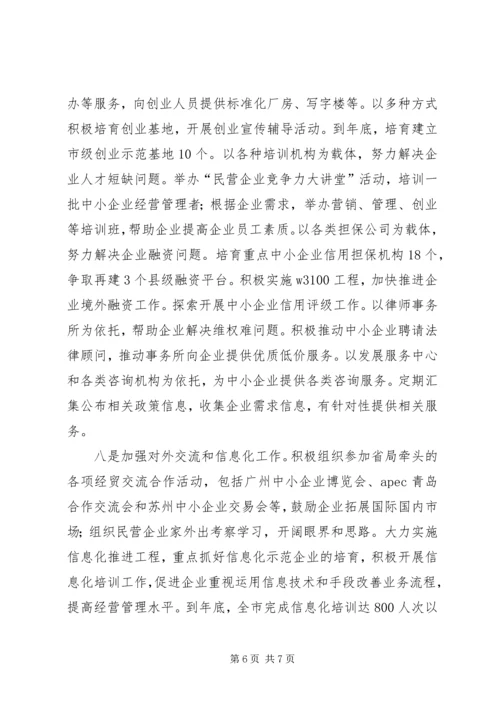 企业经贸工作意见.docx