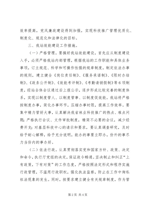 机关效能建设工作计划方案 (4).docx