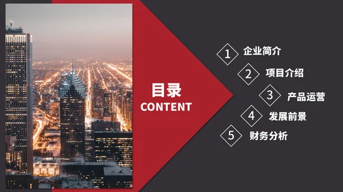 繁华大气公司企业商业计划书通用PPT模板