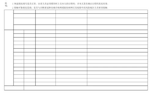 2022年春季开学前14天学生健康状况登记表.docx