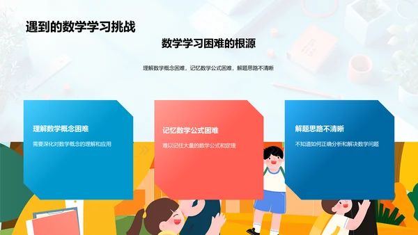 提升数学学习效果PPT模板