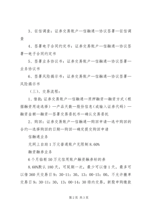 信融通业务一纸通.docx