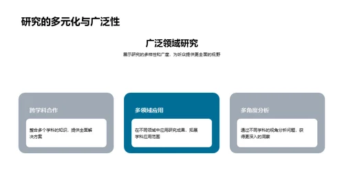 探索学科融合