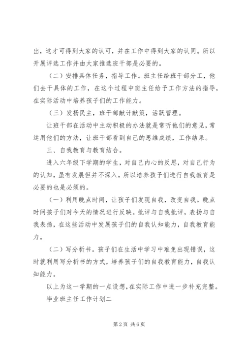 毕业班主任工作计划.docx