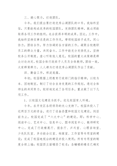 小学副校长年度个人总结.docx