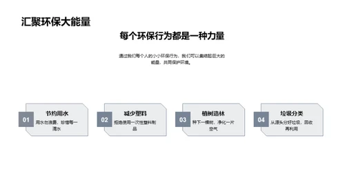 环保行动力量大