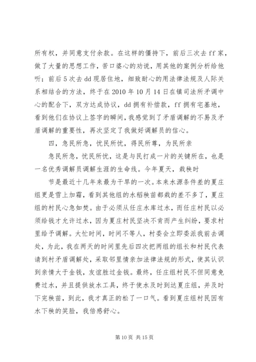 人民调解员先进事迹.docx