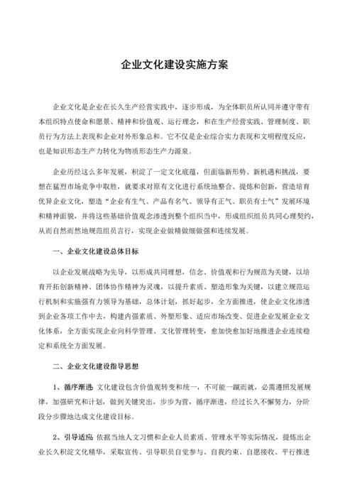 企业文化建设实施专业方案.docx