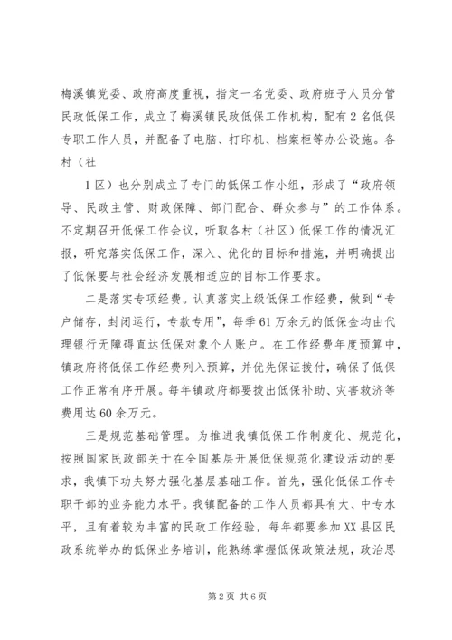 市城乡低保规范化建设和社会福利机构整顿工作情况汇报.docx