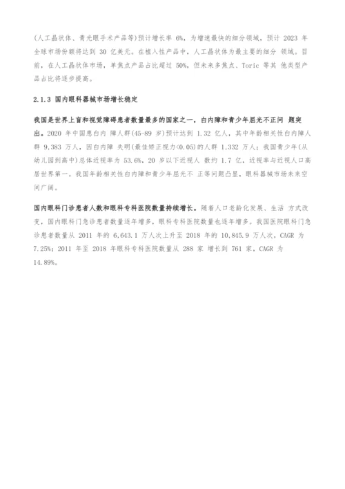 眼科器械行业专题报告-爱博医疗深度研究.docx