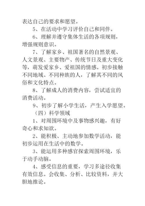 幼儿园大班班级工作计划.docx
