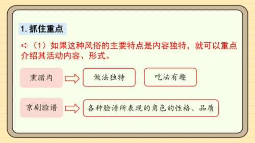 统编版语文六年级下册 第一单元  习作：家乡的风俗（课件）