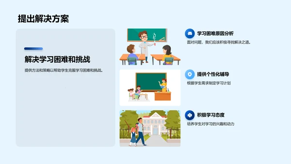 学生成绩提升讲座PPT模板