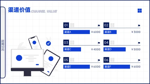 简约扁平蓝色自媒体运营培训PPT模板