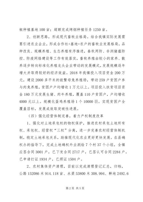 农业农村经验工作发言材料.docx