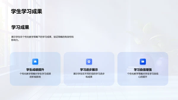 个性化教学策略实践PPT模板