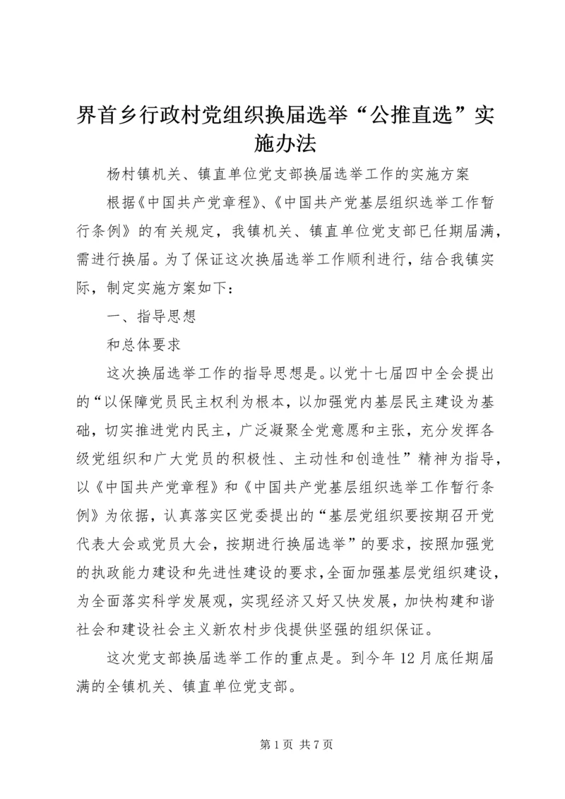 界首乡行政村党组织换届选举“公推直选”实施办法 (5).docx