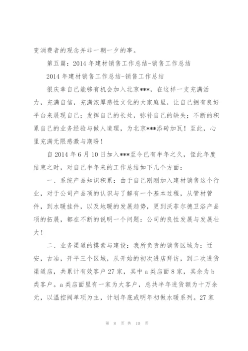 销售工作总结发言稿(多篇).docx