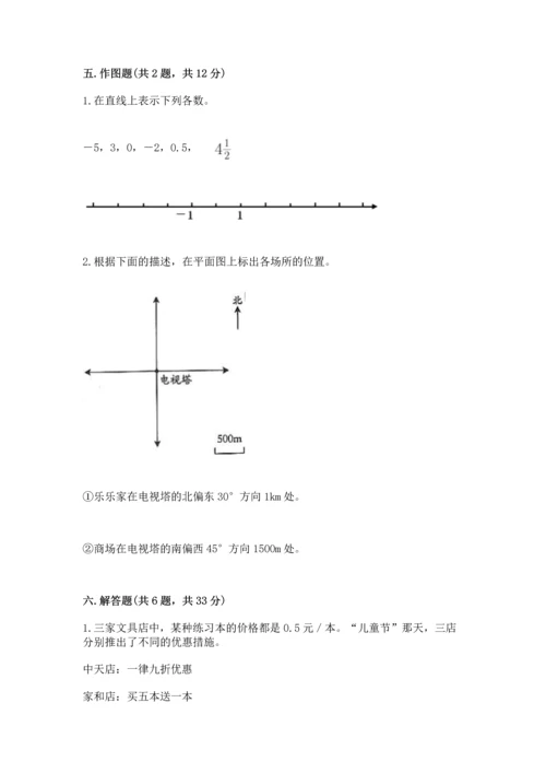 人教版六年级下册数学期末测试卷【考点精练】.docx