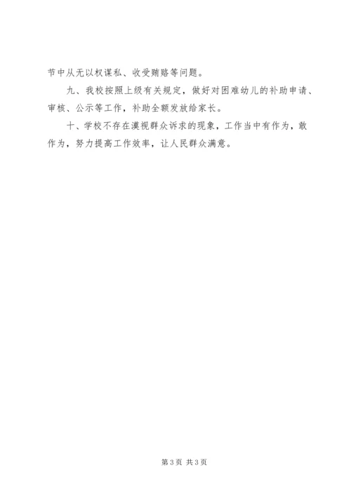 小学开展侵害群众利益不正之风和腐败问题专项整治工作自查报告.docx