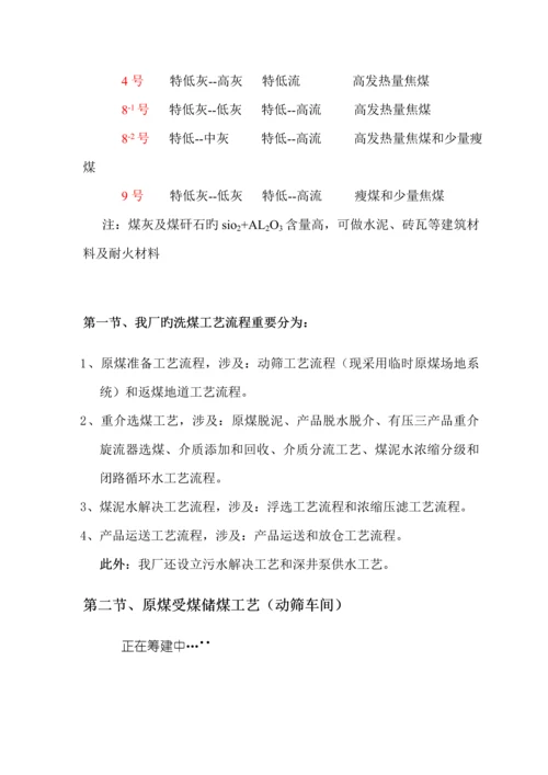 洗选标准工艺.docx