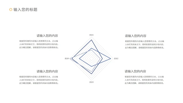 蓝色高端简约风商业计划PPT模板