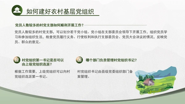 基层党建党课 PPT 建好农村基层党组织