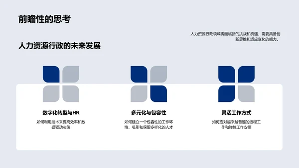 人力资源职业演说PPT模板