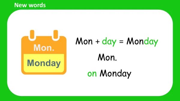 Unit 2 My week Part A Let's learn课件 （共45张PPT）