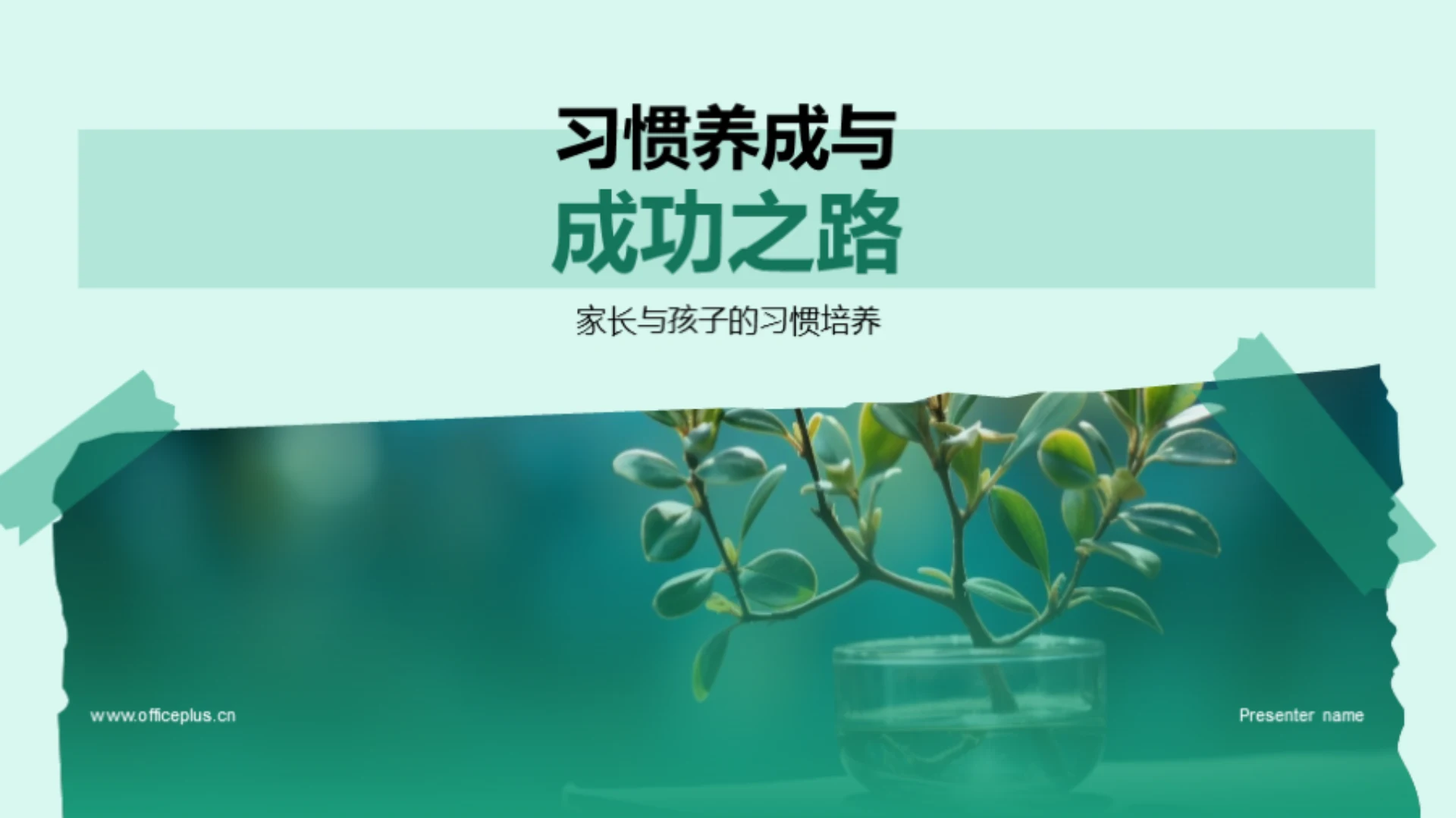 习惯养成与成功之路