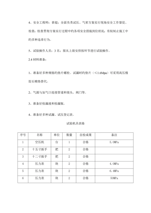 工艺管道试压方案.docx