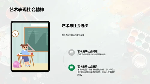 高中美术史教程PPT模板