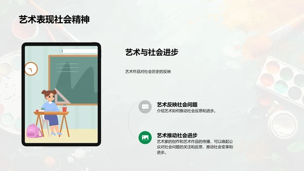 高中美术史教程PPT模板