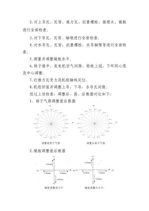 水轮发电机转子不平衡分析与处理毕业论文.docx