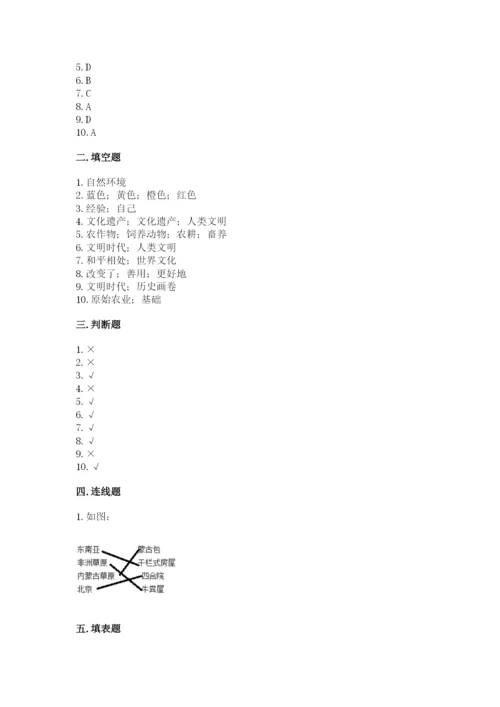 部编版道德与法治六年级下册期末测试卷【综合题】.docx