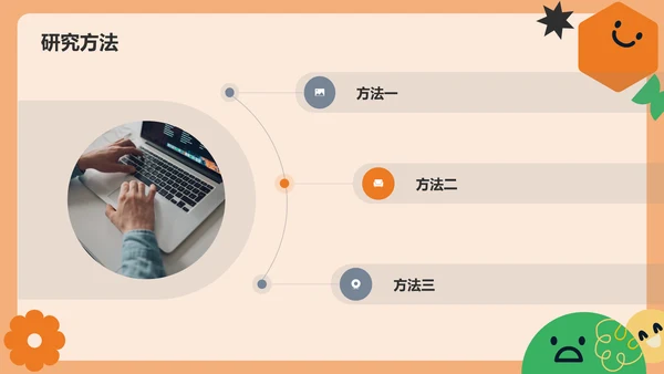橙色扁平毕业答辩通用PPT
