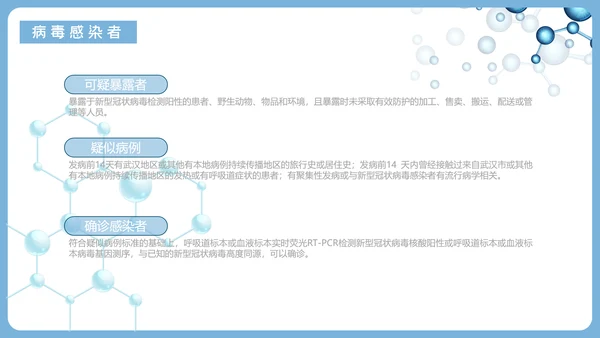 新冠病毒防护知识科普PPT课件模板