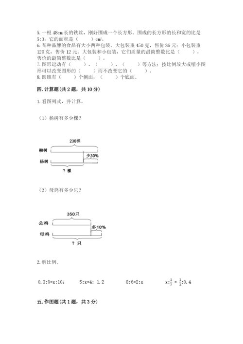 大连市西岗区六年级下册数学期末测试卷学生专用.docx