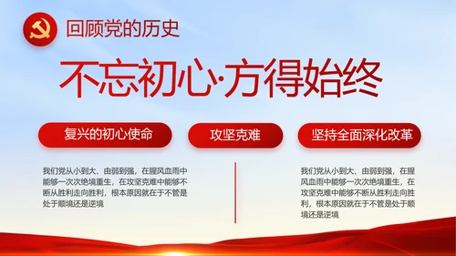 入党PPT背景入党誓词宣誓仪式模板