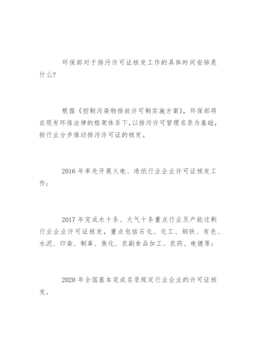 排污许可证相关知识介绍.docx