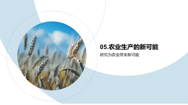 农业研究新视角